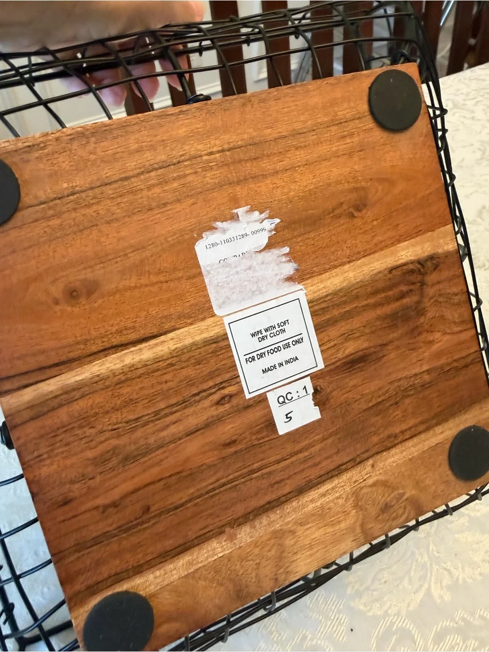 Wired Basket and Napkin holder Bundle